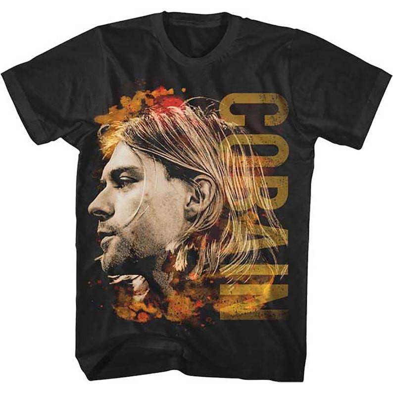 26 Nirvana Kurt Cobain Side Profile Color Photo T-Shirt Unisex T-Shirt XXXL