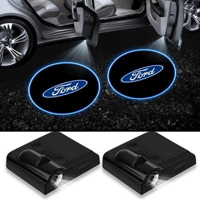 Auto Tür Projektor Lampen LED Willkommenslicht Emblem Für Focus 2 3 mk3 Fiesta Ranger Mondeo Mustang Transit Fusion Kuga