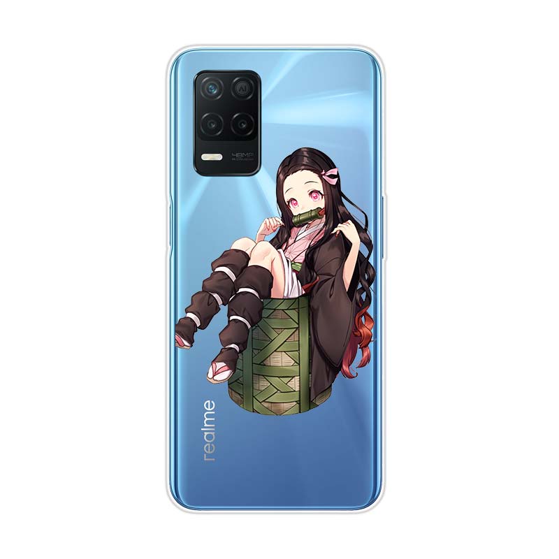 Cool Kimetsu No Yaiba For Realme 8 8i V3 V5 GT Neo Flash Edition Explorer Master Neo2 Narzo 30 50i 50A C21Y Phone Case