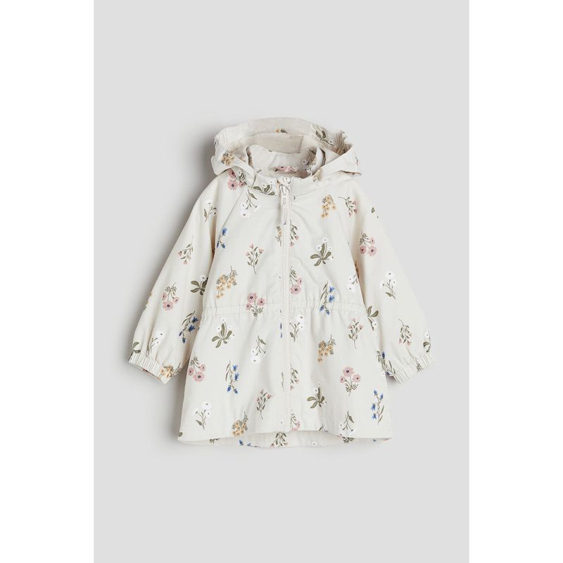 

HM Детская одежда Пальто для малыша Летнее пальто-парка чинос 1205403 White/Florals 66/48