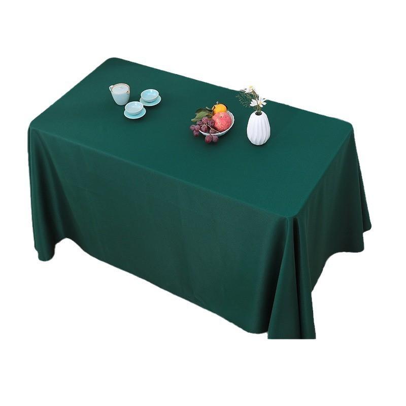 Rectangular Tablecloth Wedding Banquet Office Meeting Desk Decor Anti-Slip Water Resistant Dustproof