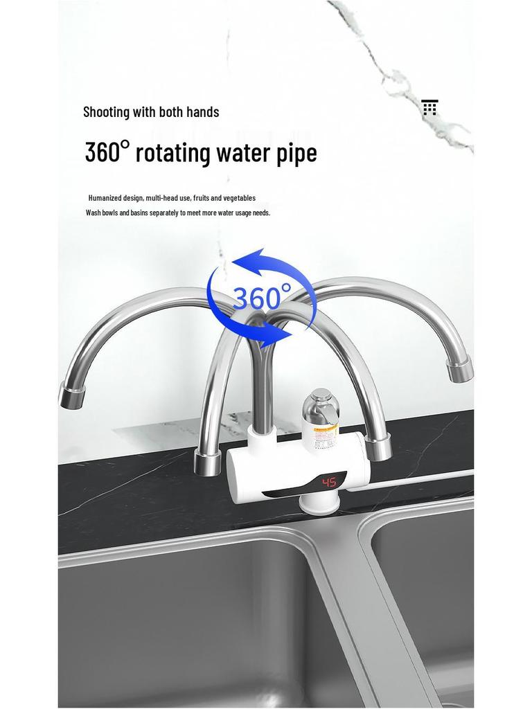 Instant Electric Faucet Heater for Kitchen and Dishwashing