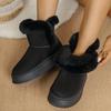 Fashion New Casual Flocking Winter Warm Ankle Length Snow Boots Women Shoes 2025 Bow Tie Thicken Female Short Boots Ladies
