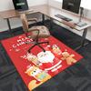 Christmas Santa Claus Chair Mat - Anime Cartoon Design, Non-Slip Carpet for Office, Home Decor, Living Room, Bedroom, Game Room & Dormitory.R074