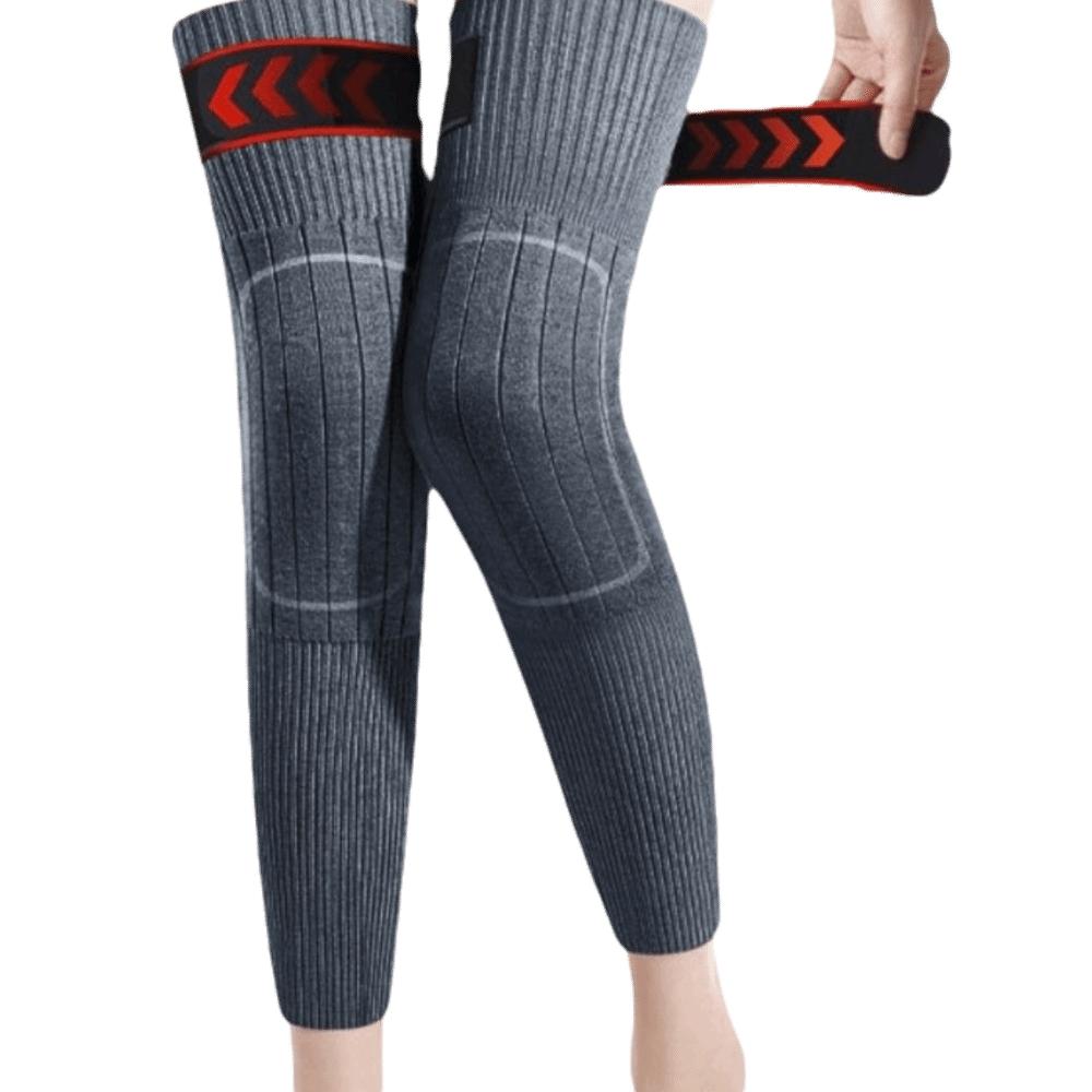Elastic Thick Knee Protector Cold-proof Thermal Leg Warmers Winter Knee Cover Arthritis