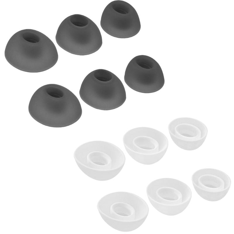 Silicone Earbuds Tips 6PS Earplugs Set For Free2 Headphones Eartips Noise Isolation