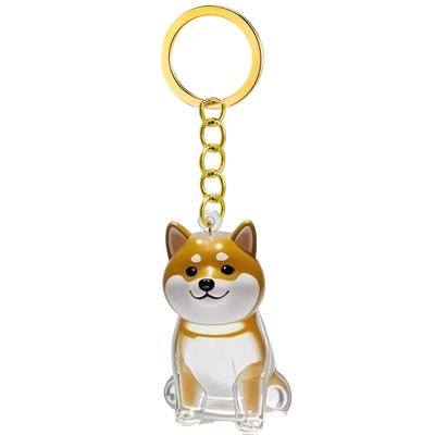 מחזיק מפתחות חמוד בצורת כלב נייד לאיסוף שיער חיות מחמד לבעלי כלבים חתולים קופסת אחסון לפרווה מזכרות תיק קסם