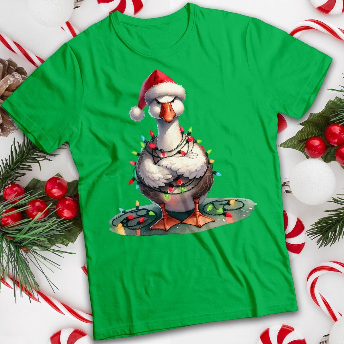 

Funny Ugly and WoGoose Christmas T-Shirt Tee #MC 140