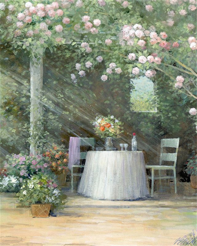 RUOPOTY DIY Frame Oil Painting By Numbers Window Scenery Acrylic On Canvas Wall Art Picture By Numbers Flower For Living Room