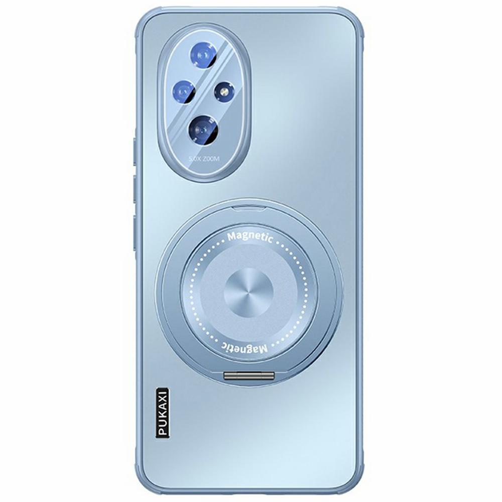 

For Honor 200 5G Case Compatible with MagSafe Kickstand TPU+PC Heat Dissipation Phone Cover Blue