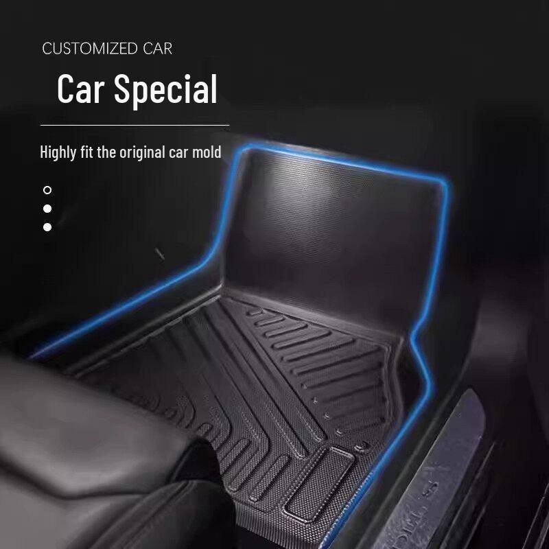 Eco-Friendly Waterproof TPE Car Floor Mats for 2017 Hyundai Verna RHD - Wear-Resistant & Odorless