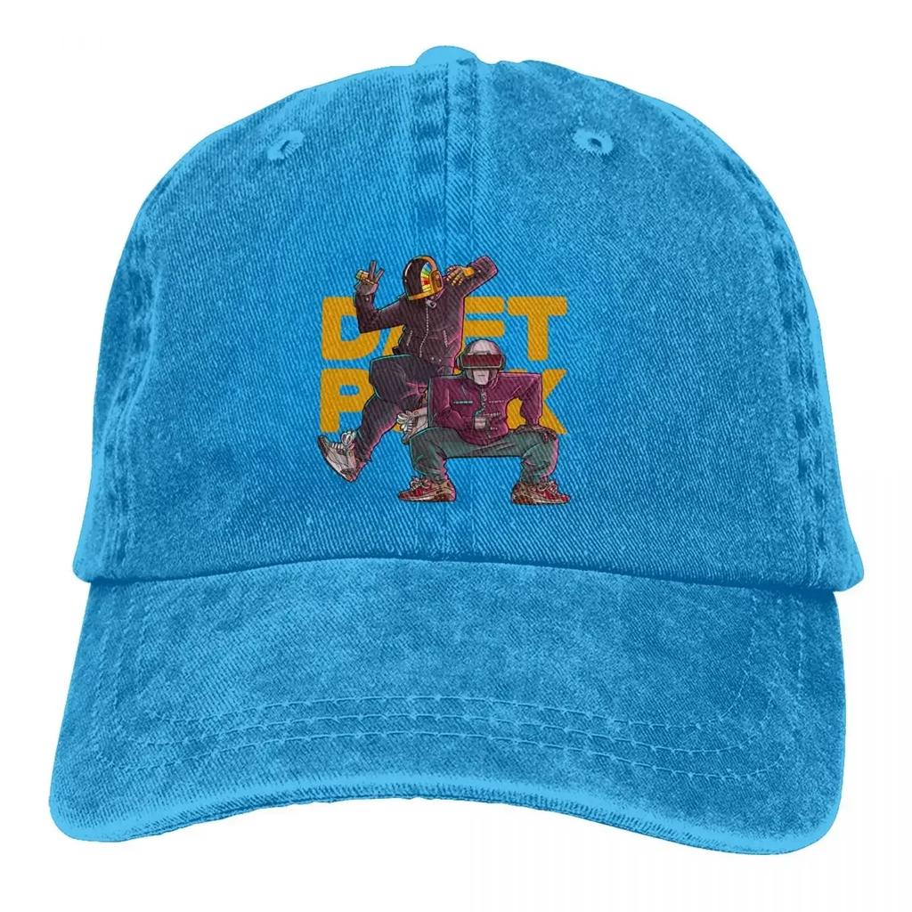 Tribute Czapka Baseballowa Essential Męska Kapelusze Kowbojskie Damskie Ochrona Daszkiem Snapback Daft Punk Zespół Muzyki Elektronicznej Czapki