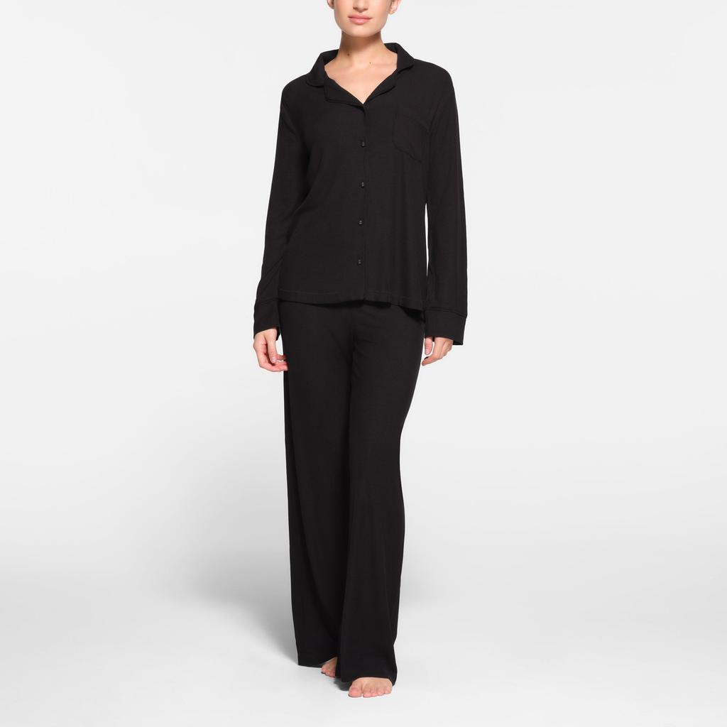 SKIMS Soft Lounge Sleep Set Women Sleepwear Onyx Agate AP-SET-0600-ONX