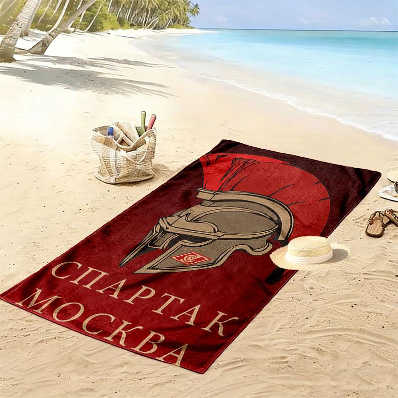 Spartak Moscow Spark  Print Beach Towel, Large Soft Quick Dry Towel for Beach Camping Swimming