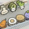 1 Paar Süße INS Animierte Frucht Cartoon Verschlussclip Notizclip PP Clip Dekoration Geschenk für Schüler Büro Zubehör