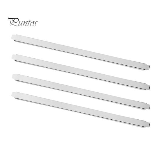 Kitchen Food Sink Support 4PCS Steam Table Adapter Bar, Commercial Grade Stainless Steel Professional Accessory Pan Divider, Prep for Hotel Restaurant
