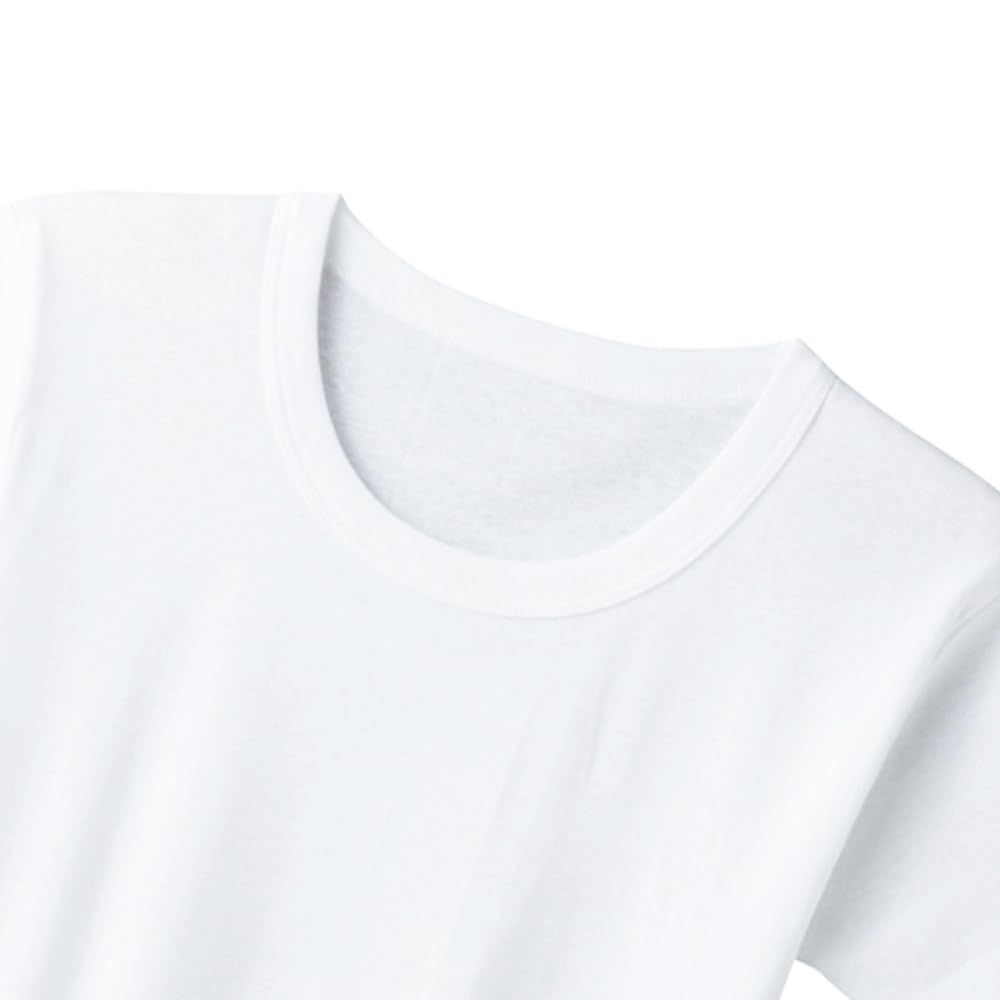 GUNZE Short Sleeve Shirt Wide Indoor Odor White New Model 150 Boys' Set, Children's Underwear, All-Season, Collar, 100% Cotton, Drying, Antibacterial,