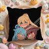 New Arrival KKonosuba Anime Cushion Cover Plush Fabric Soft DoubleSided Printed Sofa Warm Winter Home Gift Pillow Cover