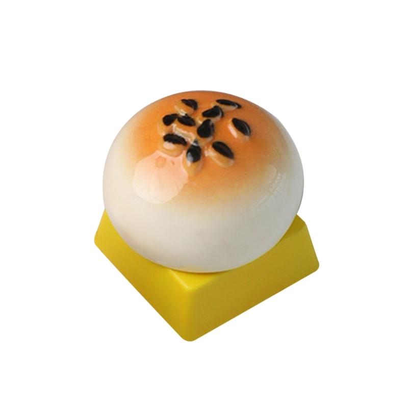

Durability Resin Keycap Featuring Pineapples Buns Design ESC Keycap for Gaming Enthusiasts Office Enhancing Aesthetics