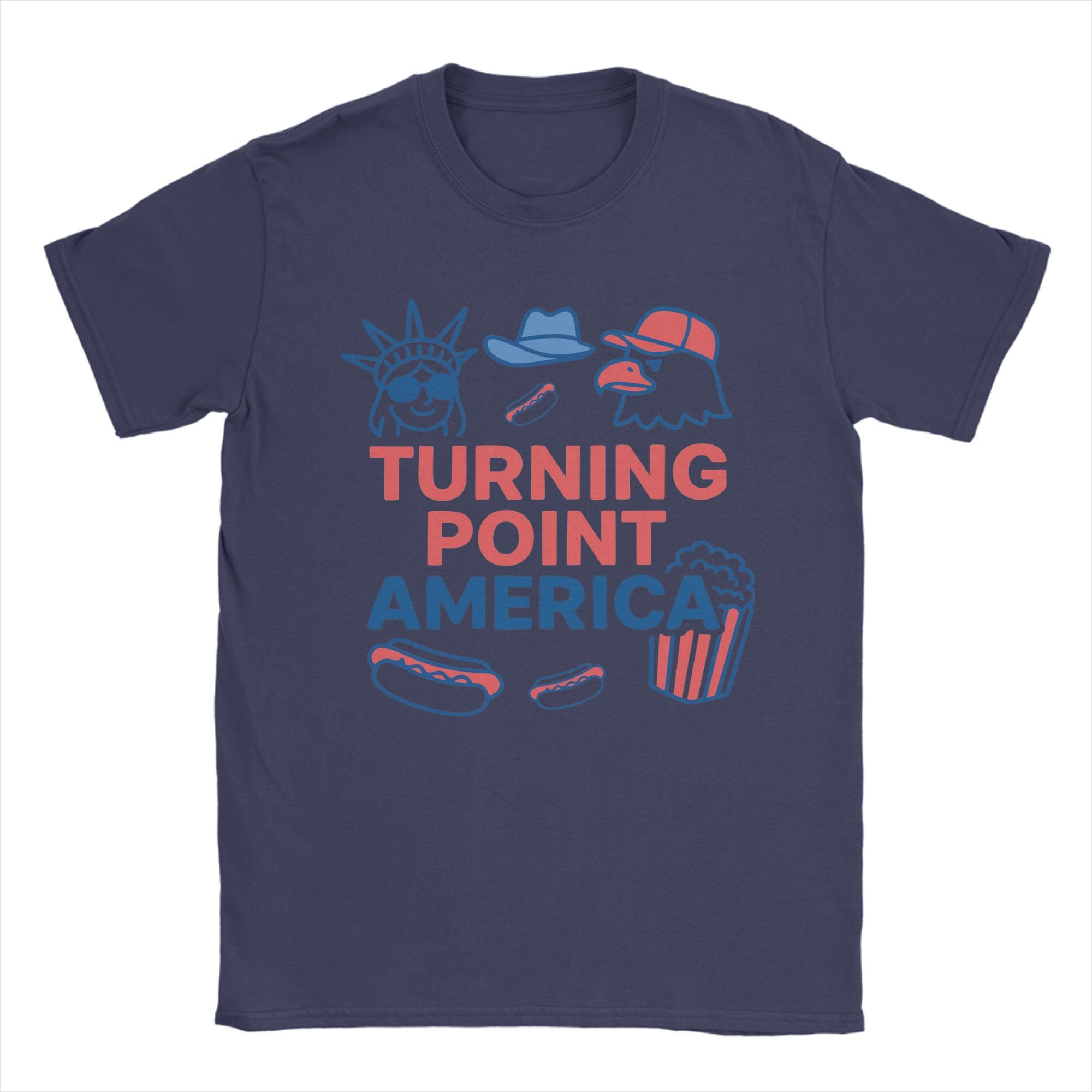 

Turning Point USA Charlie Kirk T-Shirt for Men Awesome Pure Cotton Tee Shirt Round Neck Short Sleeve T Shirt Graphic Printed 4XL