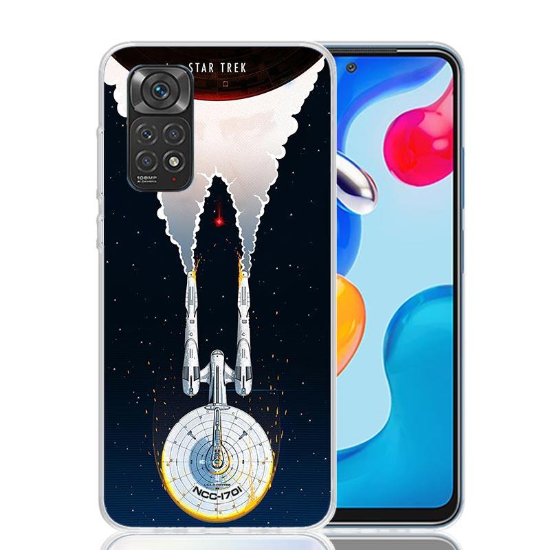 Star Movie T-Trek Phone Case For Xiaomi Redmi Note 13 14 15 Pro Plus 12S 12 14S 11S 11E 10 10S 11 11T 5G 4G Cover Coque Redmi No