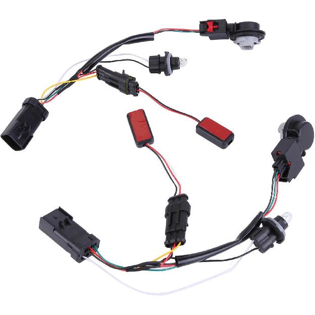 LED Tail Lights Wire Assembly Zcargel 1Pair LED Tail Lights Conversion Wire Harness Kits Rear Driver&Passenger Side Fits For Dodge Ram 1500 2500 3500