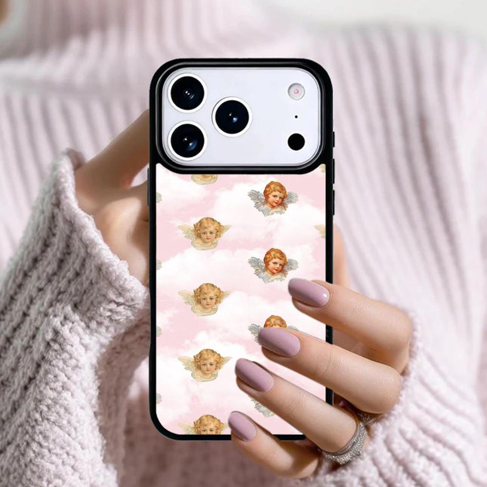 Baby Angels Aesthetic Phone Case For Apple iPhone 17 Air 16E 15 14 Plus 13 12 11 Pro Max Mini Funda Cover