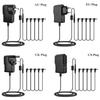 9V AC/for DC Power Adapter, UL Listed for DC Power Supply Cord Adapter 5.5x2.1mm Center Positive for DC Jack 6.6ft with