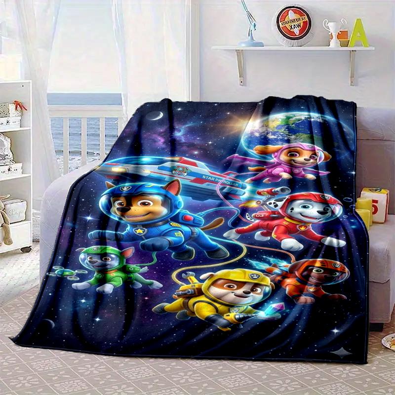 Space Patrol Pals Blanket Flannel Blanket for Bed, Sofa, Camping, Hiking, Picnic Essentials, Gift for Family Fan Gifts