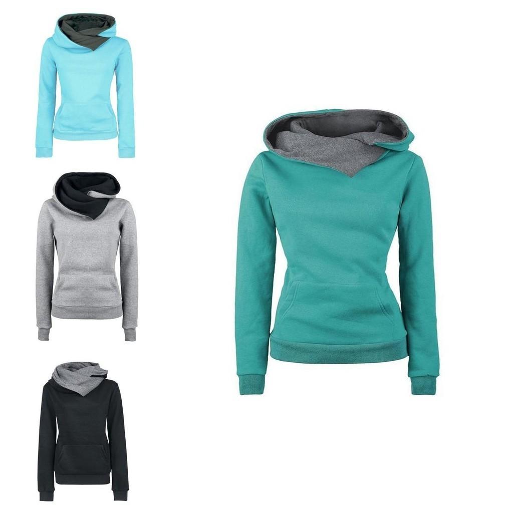 Stylish Women's Hooded Pullover Coat Tops Perfect For Autumn And Winter Seasons