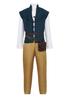 European Court Gown Rapunzel and Flynn Rider Cosplay Costume