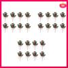 Red Berry Stems Pine Branches Evergreen Christmas Berries Decor 24 PCS Artificial Pine Cones Branch Craft Wreath Pick