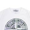 Stone Island T-Shirt Ss23 Printed Cotton Short Sleeve Kids tops White 781621072-V0001