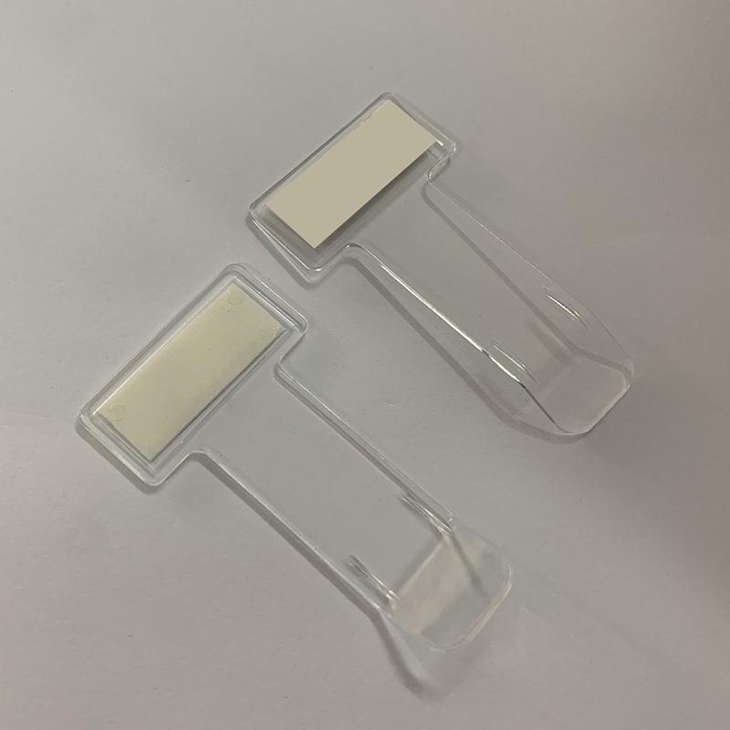 5 Stück Klarsicht Plastik Auto Styling Parkscheinhalter Auto Befestigung Kartenhalter Montage Befestigung Organizer Windschutzscheibenaufkleber