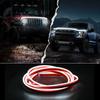 12V Super Bright Led Car Hood Daytime Running Light Strip Scan Lighting Decoration Auto Ambient Neon Lamp Atmosphere Backlight