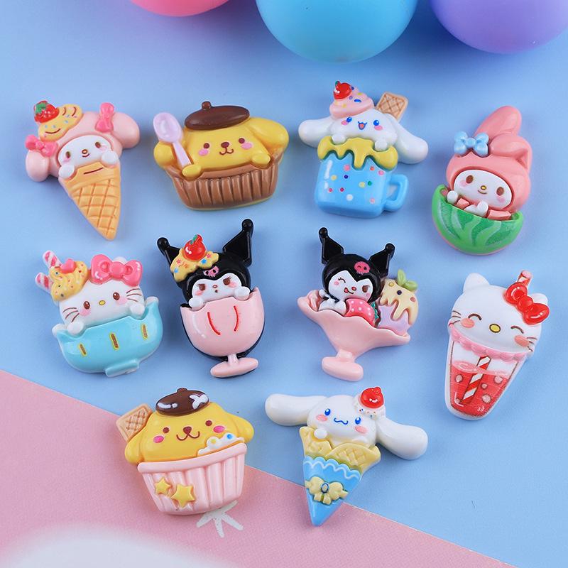 Cute Dessert Animal Cartoon Resin Charms for Crocs - DIY Accessories