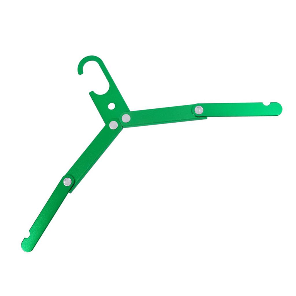 Clothes Hanger Multifunctional Aluminium Alloy Foldable Clothes Drying Rack for Outdoor Camping Travel