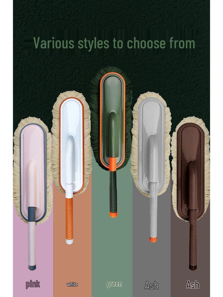 Car Cleaning Duster & Snow Removal Brush with Wax Mop