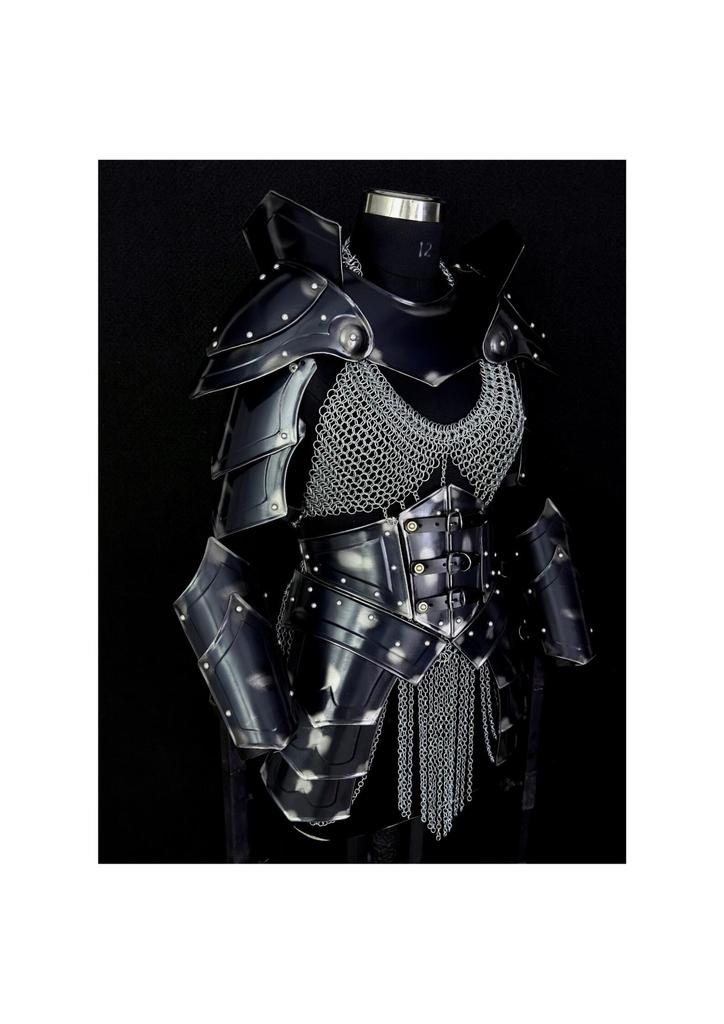 Medieval Knight Costume for LARP Cosplay Renaissance Faire Festival Outfit
