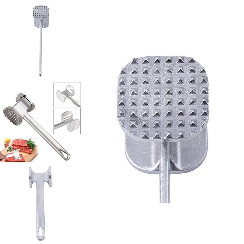 Meat Tenderizer Steak Beef Chicken Hammer Aluminium Metal Mallet Tool Kitchen