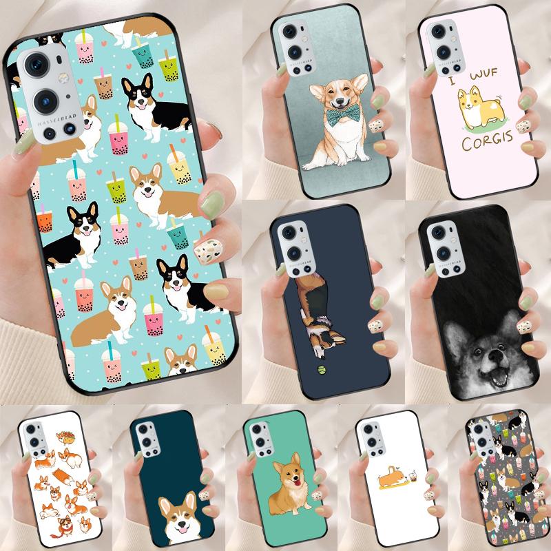 Corgi and Bubble Tea For Realme 14 13 Pro Plus 10 11 12 GT 5 6 6T GT7 Pro C61 C55 C53 C51 C21Y C25S C75 C67 Case