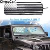 Windshield Sunshade Car Sun Shade Heat Shield for Jeep Wrangler JL JLU JT 18-23