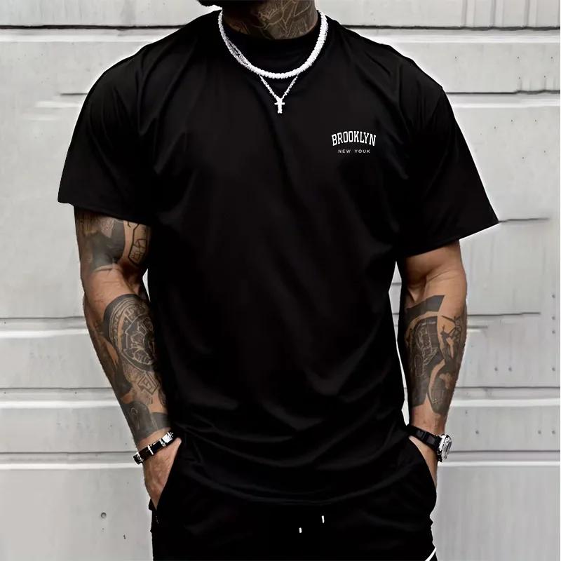 Ventilate SimpleMen's Cotton Loose Fashion Casual Summer Comfortable Daily Men T-shirts Hot Sales Short Sleeve Outdoors Jogging