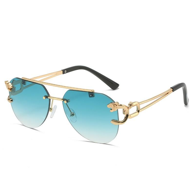 JYL TS Sunglasses UV Protection Leopard Double Beam Frameless/1330