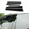 6Pcs Car Gloss Black Car Window B Pillar Post Trims Cover Stickers For Honda Accord Sedan 2013-2017 Auto Parts