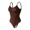 Plus Size Women Backless Shaping Bodysuit Tummy Control Open Crotch Waist Shapewear