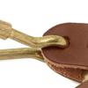 Keychain Key Ring Leather Genuine Leather Cowhide Unisex Orange [IL BISONTE] Women's Men's