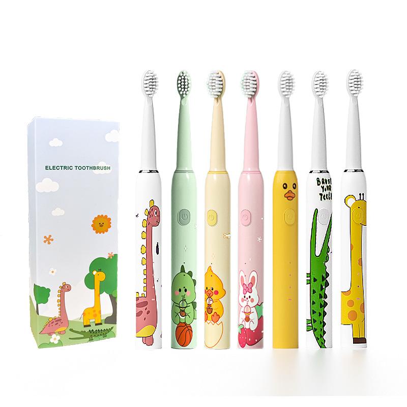 

Универсальная звуковая электрическая зубная щетка с мягкой щетиной, водонепроницаемая электрическая зубная щетка 1PCS