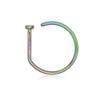 D Shape Fake Piering Nose Ring Earrings Nose cuff Punk Non-Piercing Nose Clip Rock Hiphop Perforation Septum Body Women Zircon