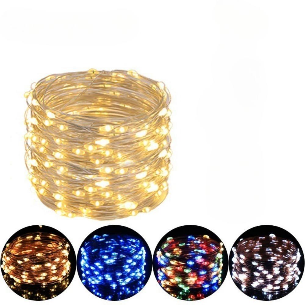 LED Fairy Lights String – Battery-Powered for Home, Bedroom, Garden, Christmas, Wedding & New Year Decor